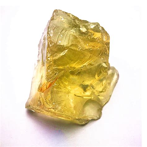 黃水晶原礦 三合風水